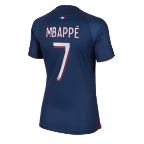 Paris Saint-Germain Kylian Mbappe #7 Koszulka Podstawowych Kobiety 2023-24 Krótki Rękaw